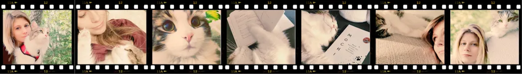 Tira de imágenes con fotos del equipo detrás de MOCHI